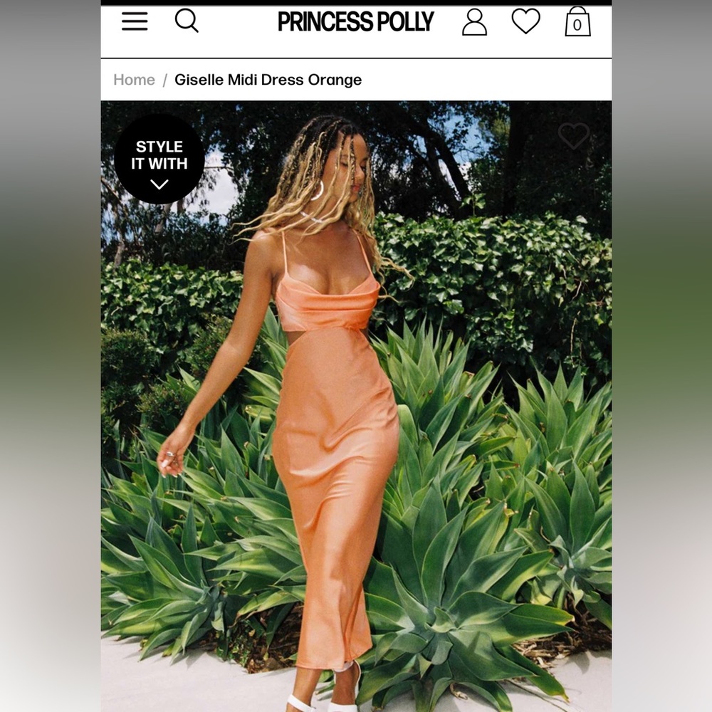 Princess Polly Orange Formal Dress